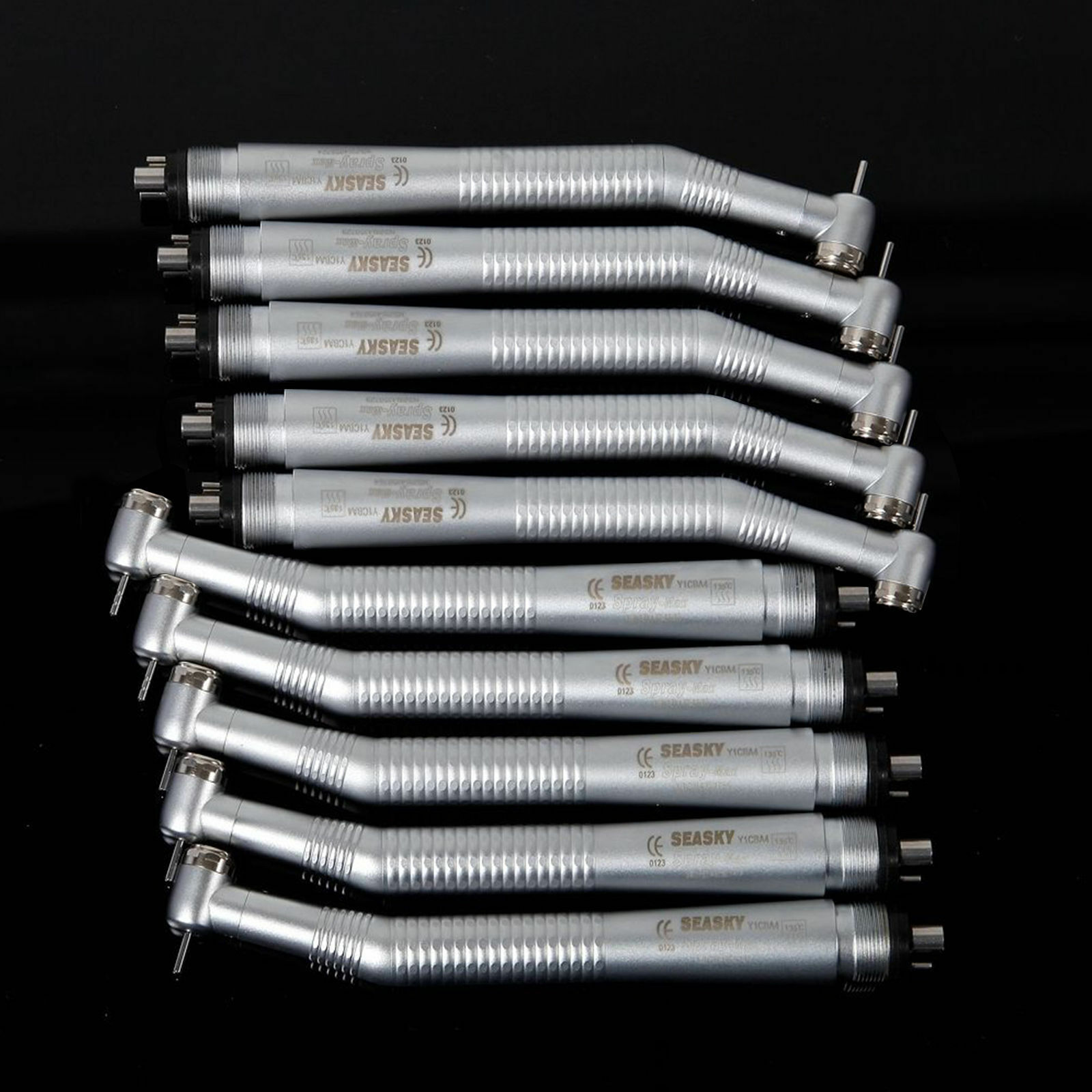 10 Pcs Seasky NSK PANA MAX Style Dental High Speed Turbine Handpiece 4Hole Y1BA4