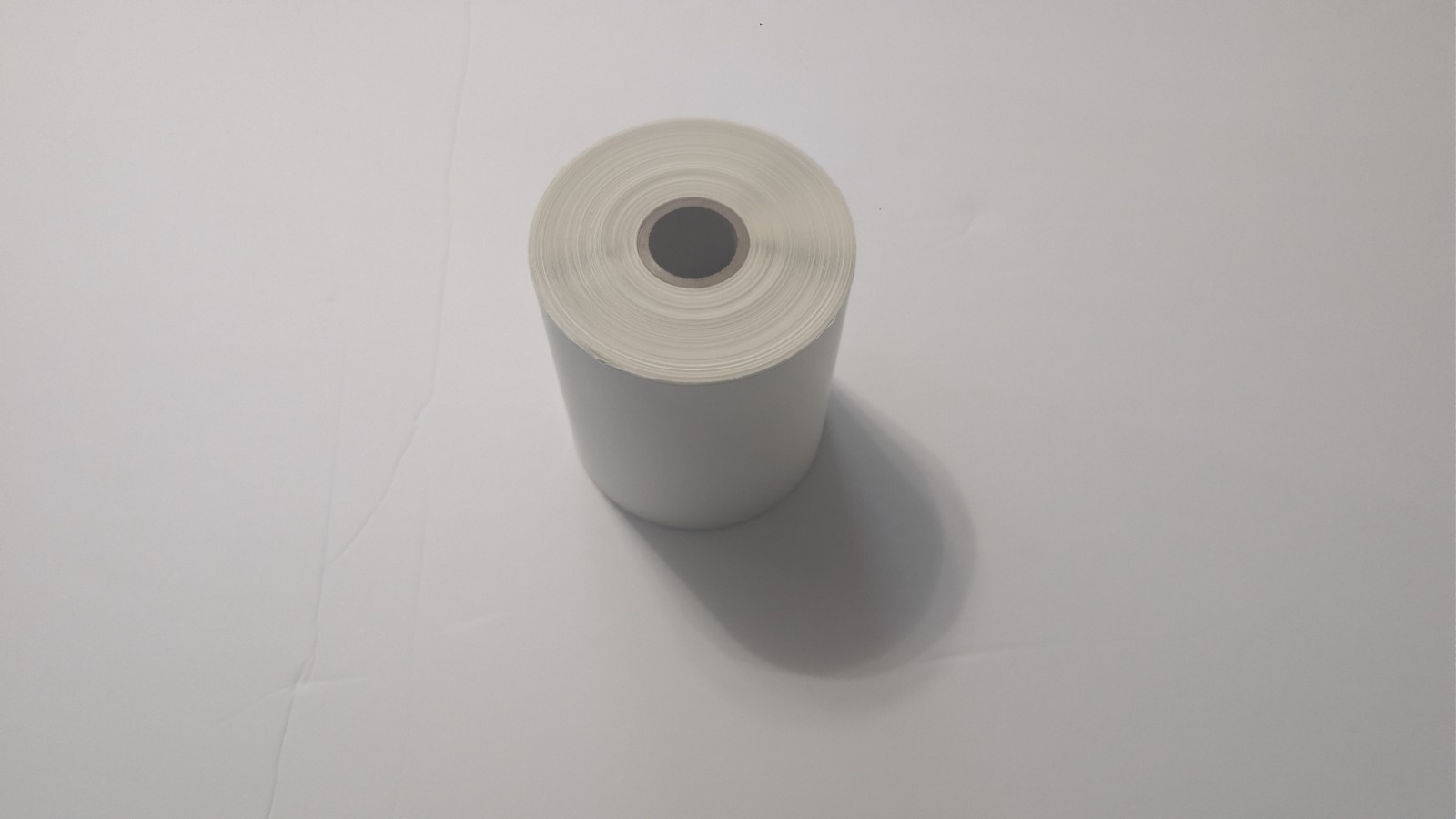 Blank White Adhesive Label Roll, Perforated, Adhesive, Blank, White, Label Roll