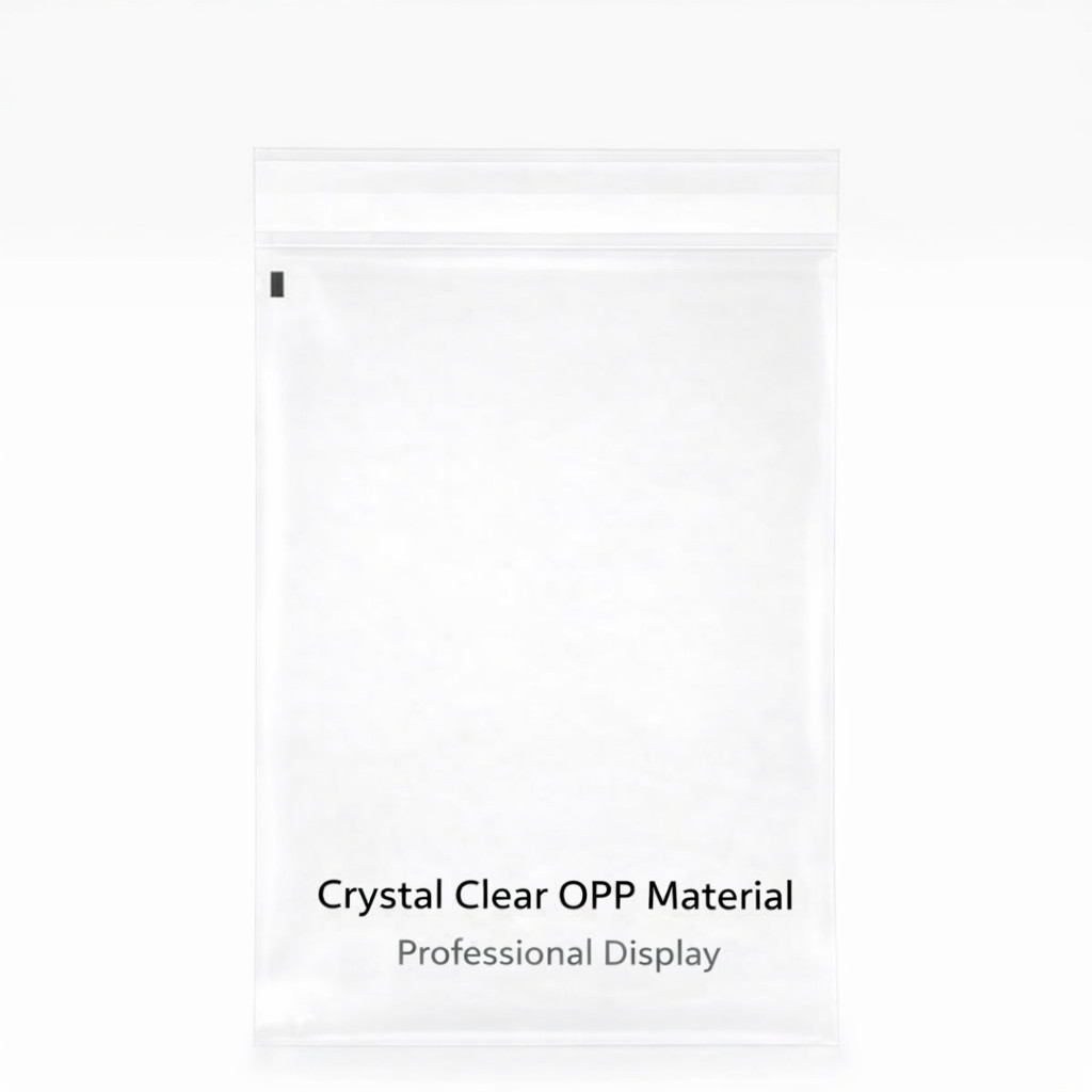 Clear Resealable OPP Cello Bags 1.5 Mil Poly w/ Suffocation Warning – Multi Size