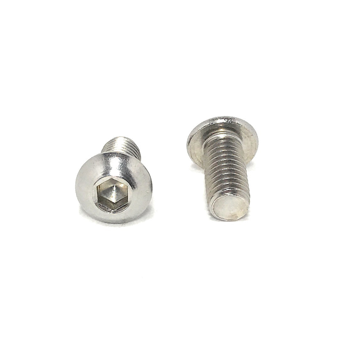 (10) M8 x 1.25 x16 Stainless Steel Button Head Socket Cap Screws ISO7380 M8-1.25