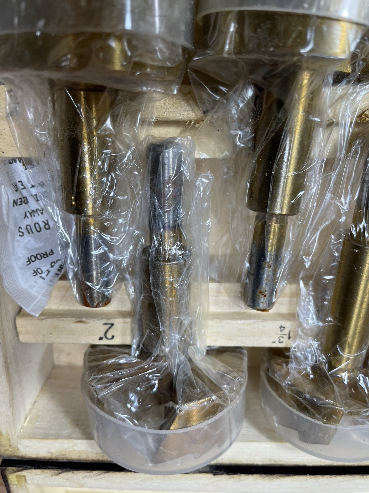 Cummins Industrial 16Pc Titanium Coated Forstner Bit Set No. 6831 Vintage