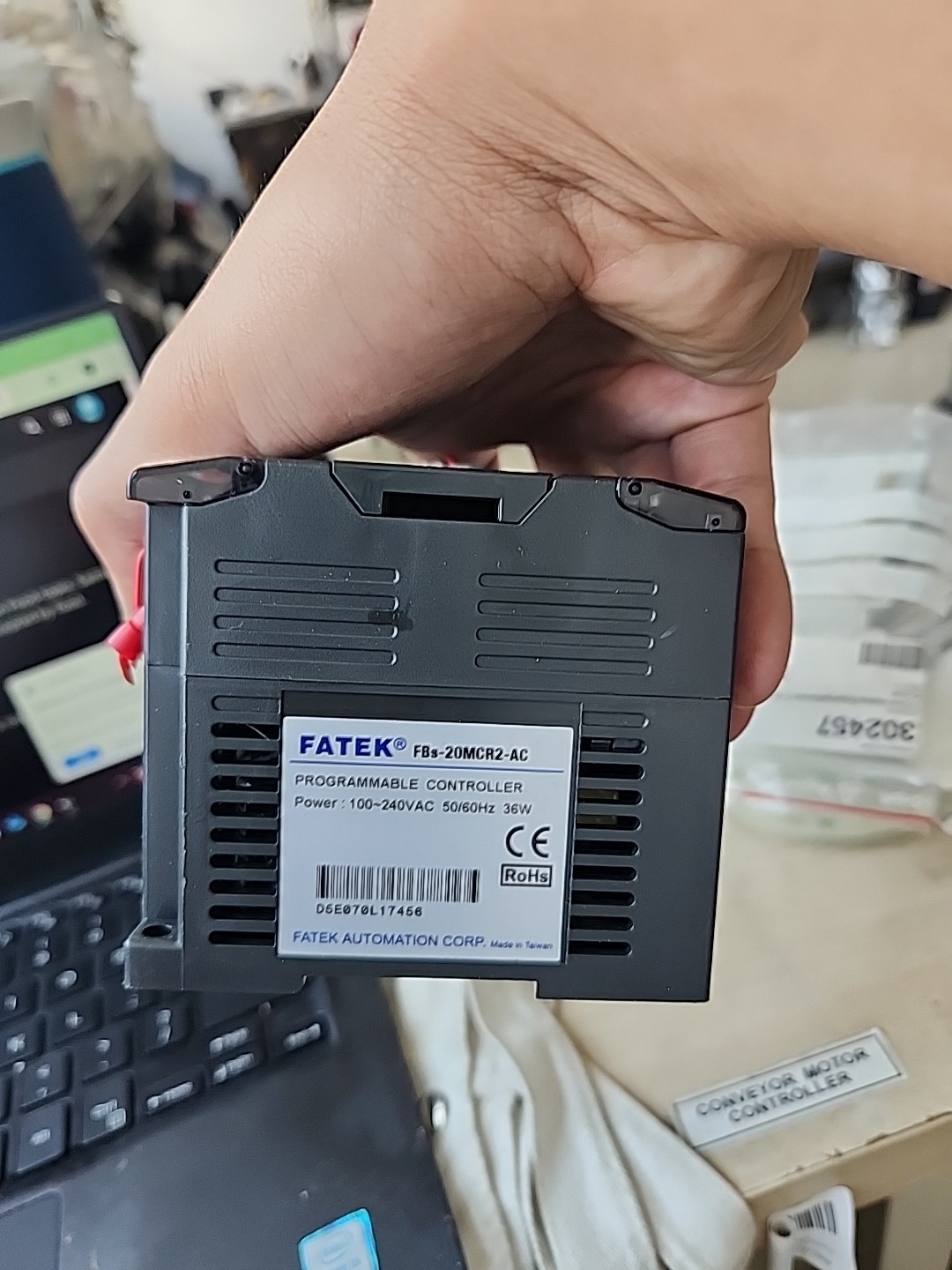 Fatek FBS-20MCR2-AC FBS-CB5S PLC Transistor OUTPUT TESTED