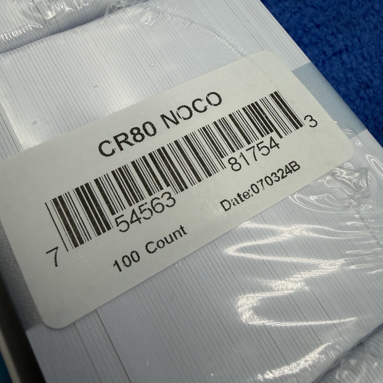 HID PVC Ultracard CR-80 Maximum Print Quality 30 MIL Genuine Cards 100 Count