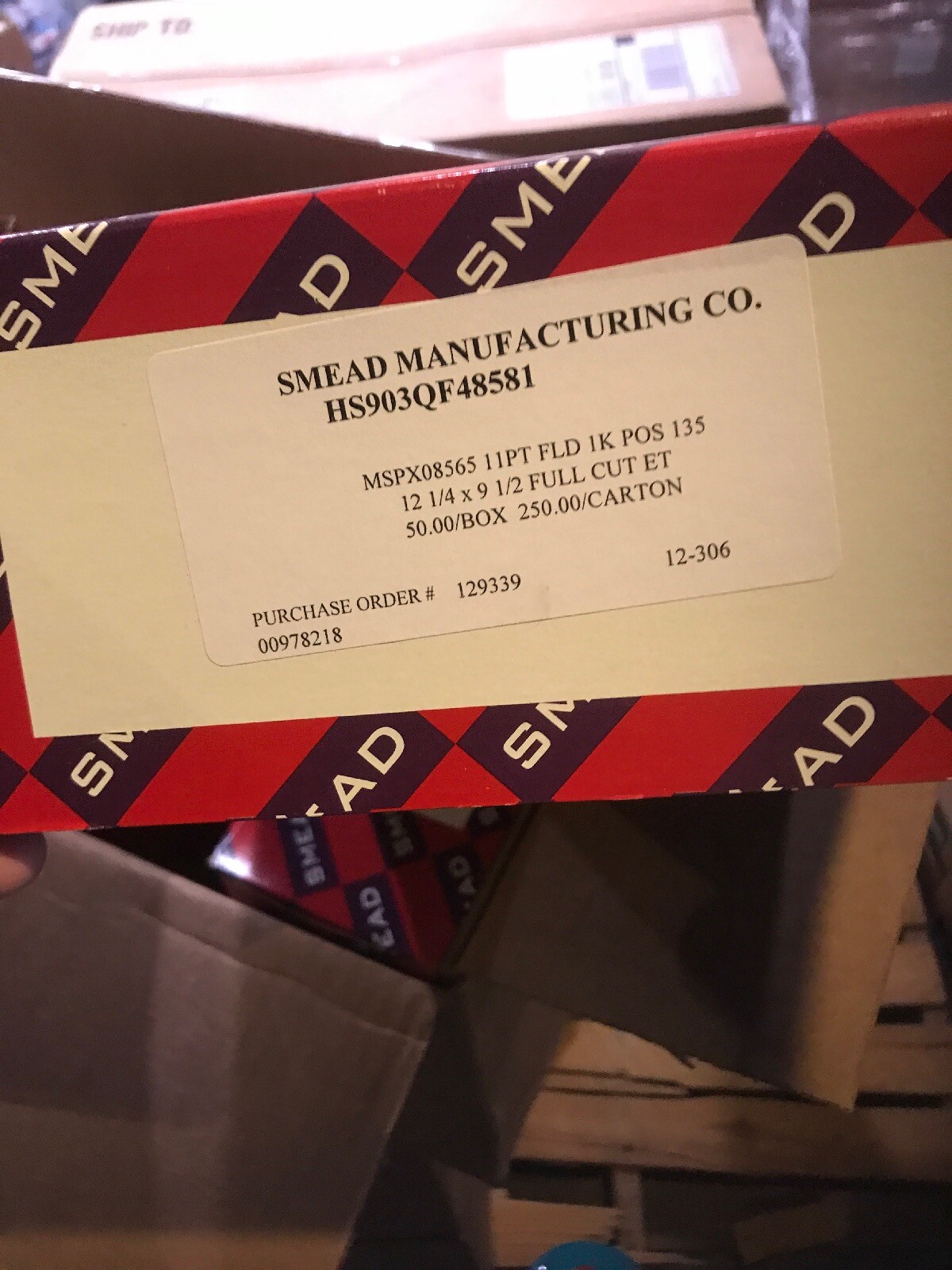 Lot Of 50 Smead Medical End Tab Folder Fastener 3 Locations 8.50″X11″ Manila