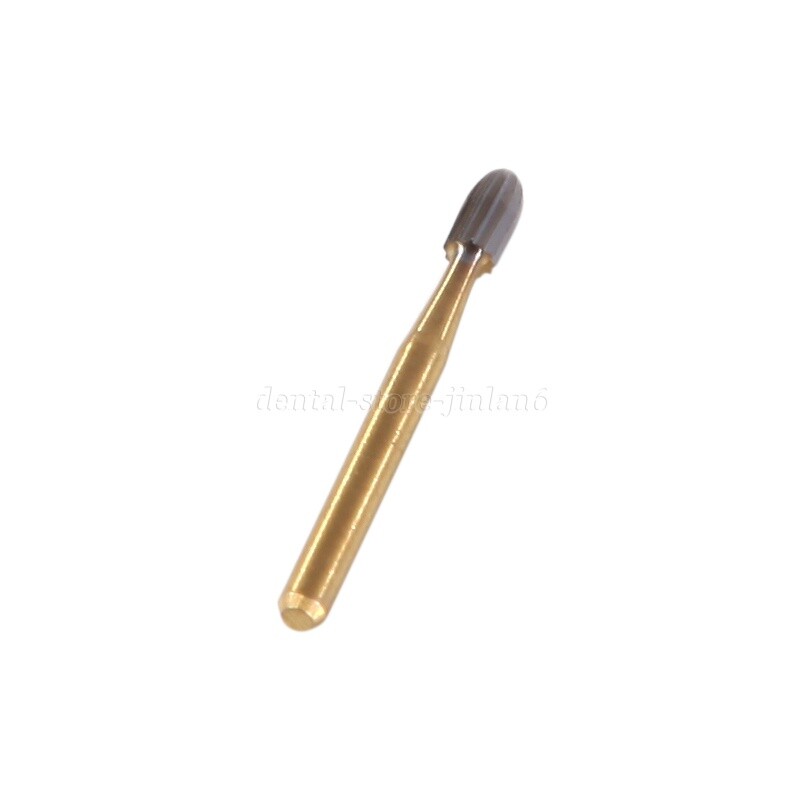 5 packs Dental Tungsten Carbide Burs Trimming & Finishing Egg Football FG 7406