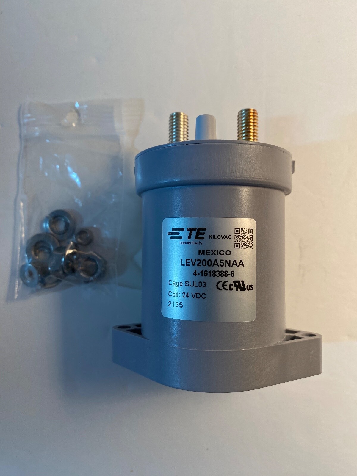 TE Connectivity Kilovac Relay (Mexico) LEV200A5NAA. 4-1618388-6