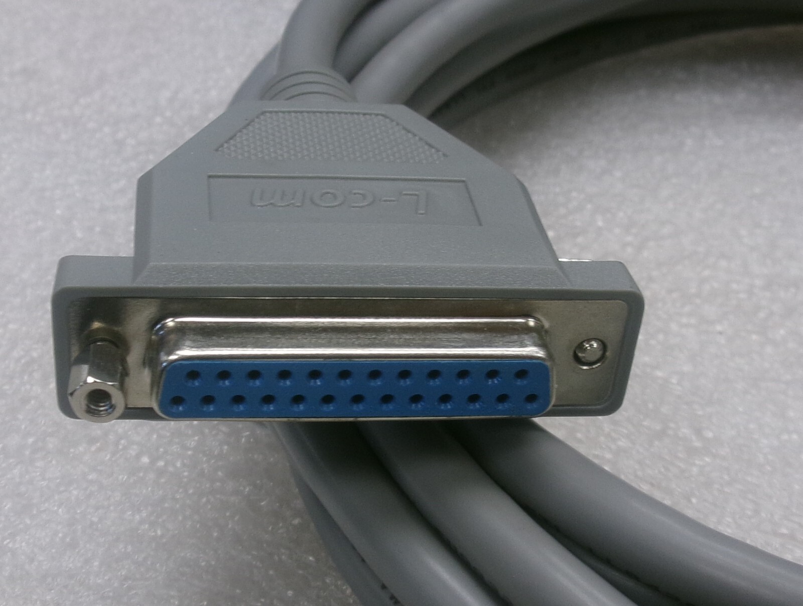 L-COM CSM25MF-15 D-Sub Cable Economy Molded DB25 Female to 25 open 15ft/5m #771P