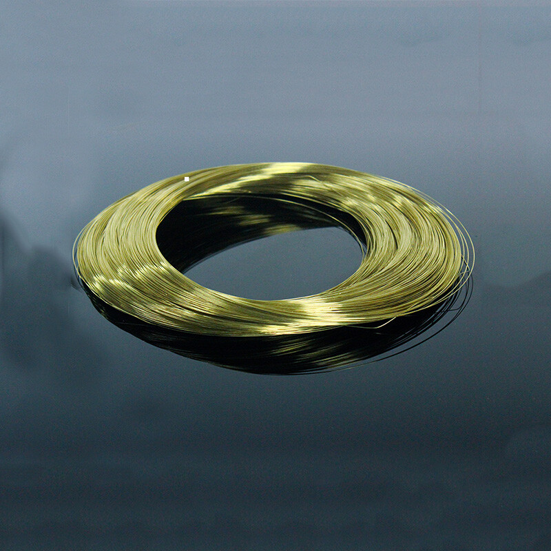 H62 Pure Cu Copper Wire Brass Wire 0.3/0.5/0.8/1/1.5mm-4mm Uncoated Cable Line