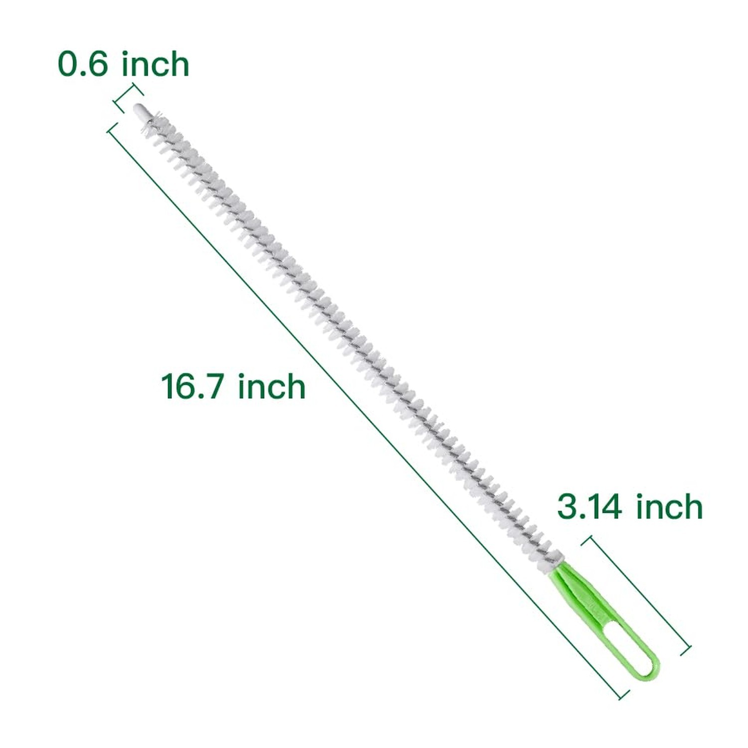 Upgraded Cleaning Brush Kit – 3-Piece Set, Flexible Drain Brush, Crevice Brus…