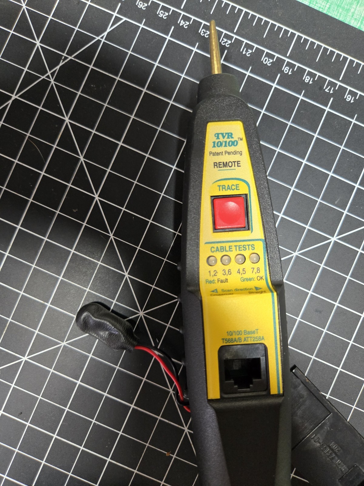 Triplett TVR10/100/1000 Byte Brothers LAN Cable Tester W/CASE *