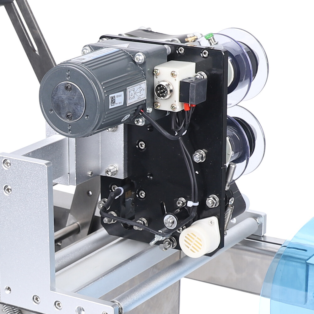 Semi-automatic Round Bottle Labeling Machine Production Date Marking Machine