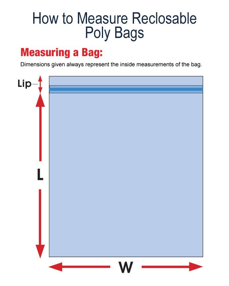 4″ x 6″ Heavy Duty 6 MIL Resealable Zip Top Lock 4×6″ 6 ML Clear Plastic Bags