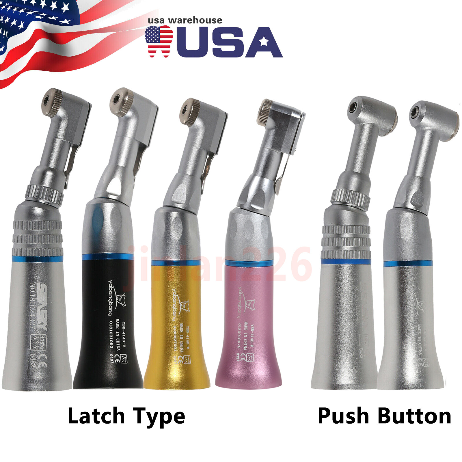 Estilo Dental NSK Contra Angulo Baja Velocidad Pieza de Mano Contra Handpiece US