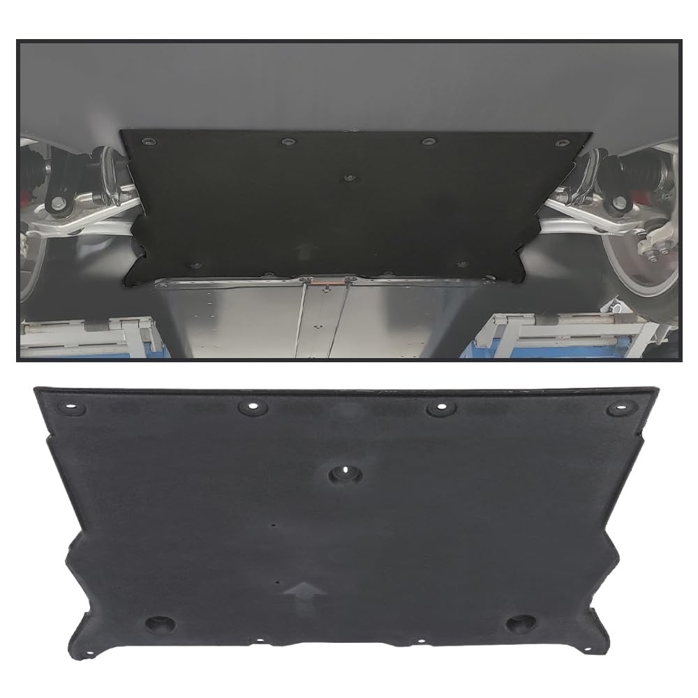 Front Under Engine Cover Splash Guard Tesla Model 3 2017-2023 1104312-00-B Black