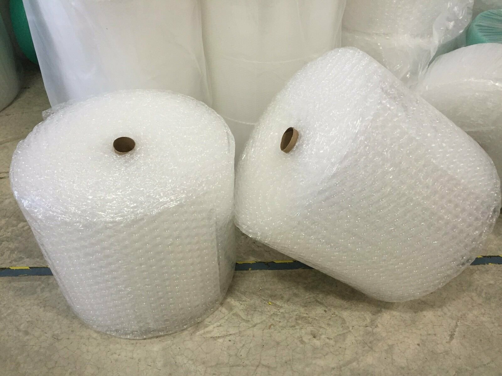 ZV 1/2″ x 24″ x 250′ 250FT Large Clear Bubble Padding Cushioning Wrap Roll