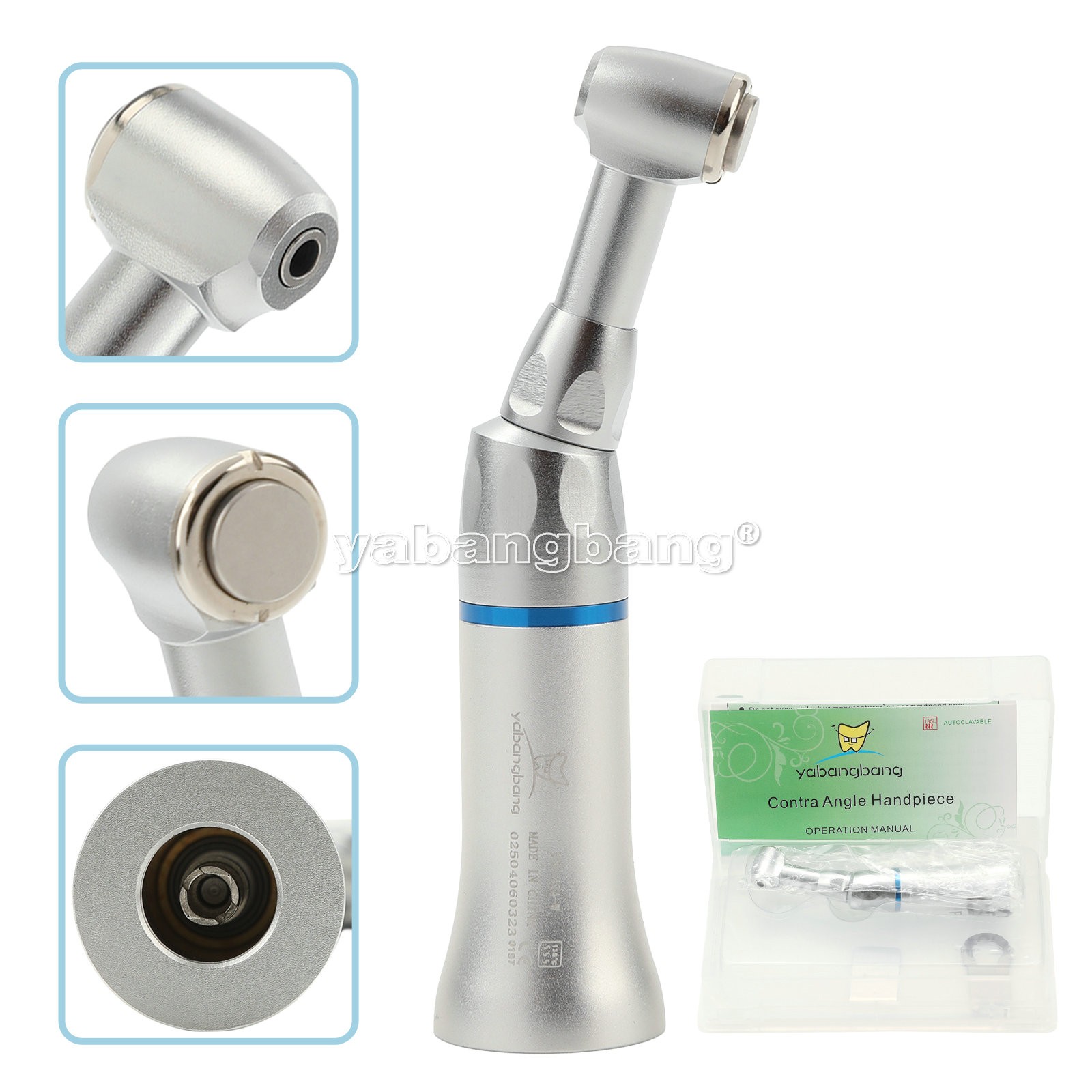 NSK Style Dental Push Button Slow Low Speed Contra Angle Handpiece PAD CA 2.35mm