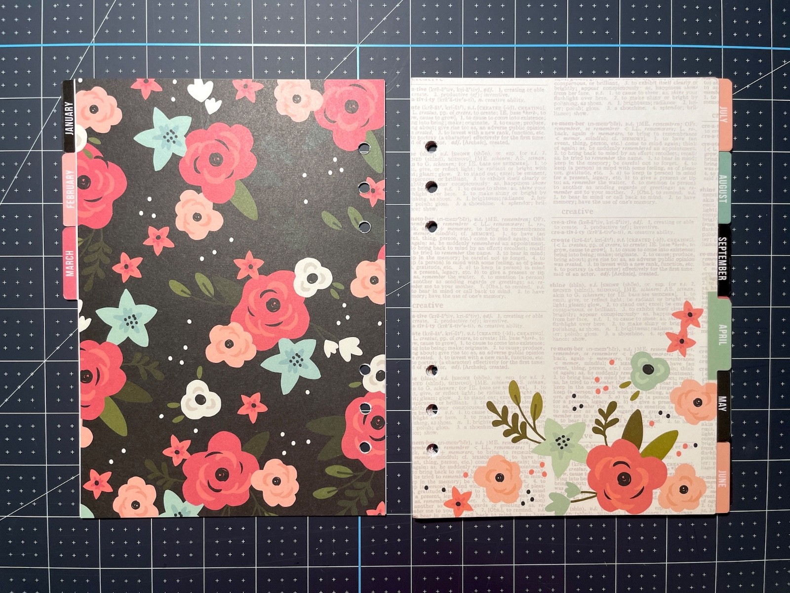 Carpe Diem Undated A5 Monthly Planner Inserts – Bloom