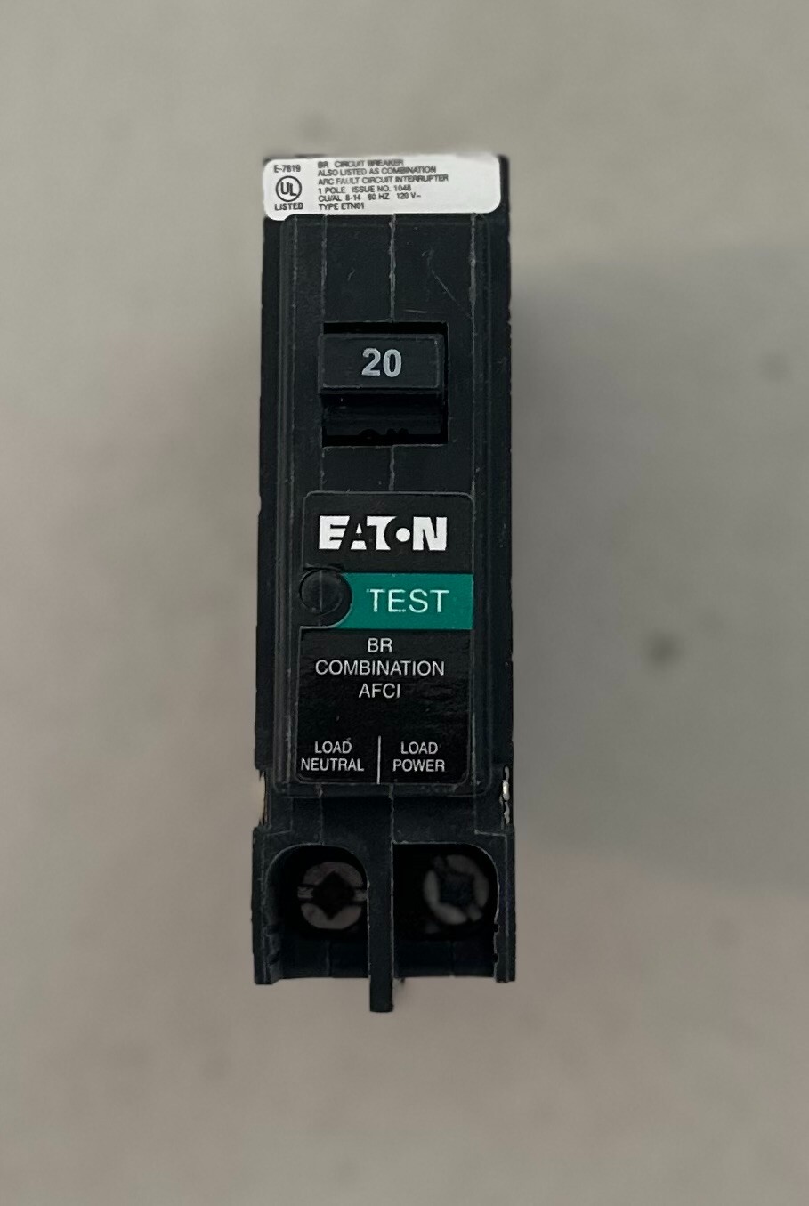 10 PCS Eaton BRP120AF 20A 120/240V Arc Fault Circuit Breaker
