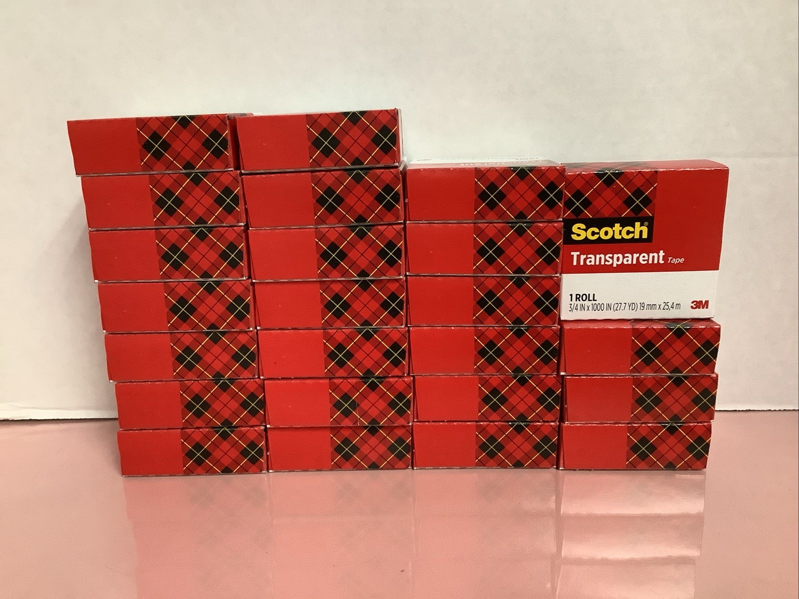 24 rolls Scotch Transparent Tape, 3/4 in. x 1000 in