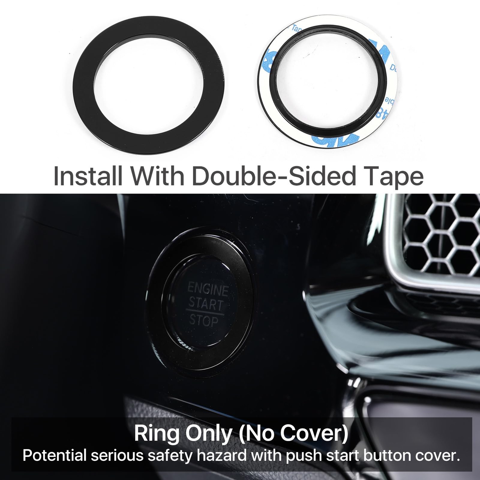 Car Interior Knob Cover Kit, Compatible with Honda Civic 2022-2026, CRV 2023-…