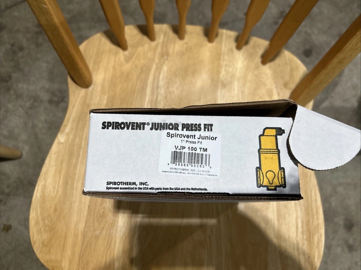 1″ Press, Spirovent Jr Air Eliminator