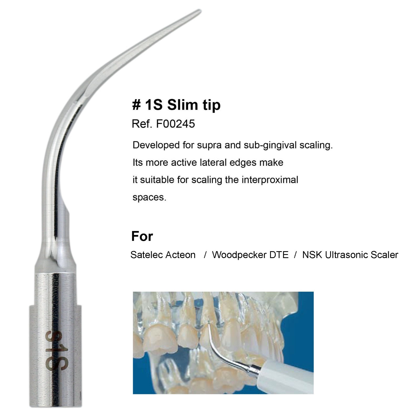 For Acteon Piezotome 2 Cube Ultrasonic Surgery Tips / Satelec Piezo Scaler Tips