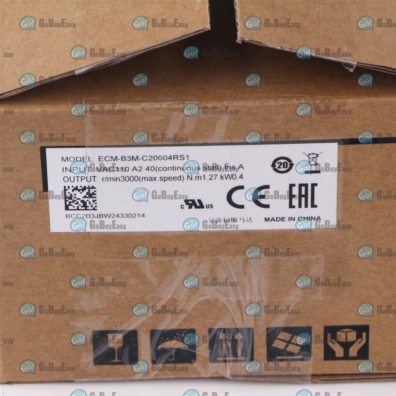 1x NEW Delta Servo Motor ECM-B3M-C20604RS1