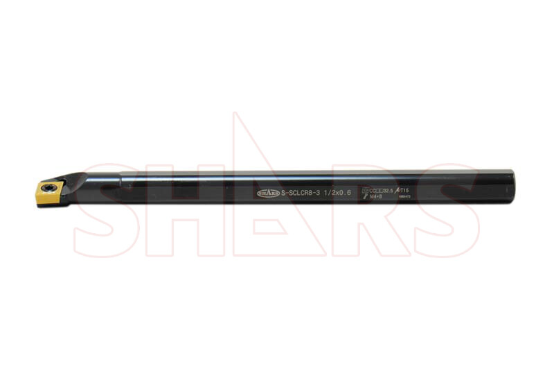 SHARS 1/2 x 7″ SCLCR INDEXABLE BORING BAR HOLDER + CCMT INSERT + CERT !]