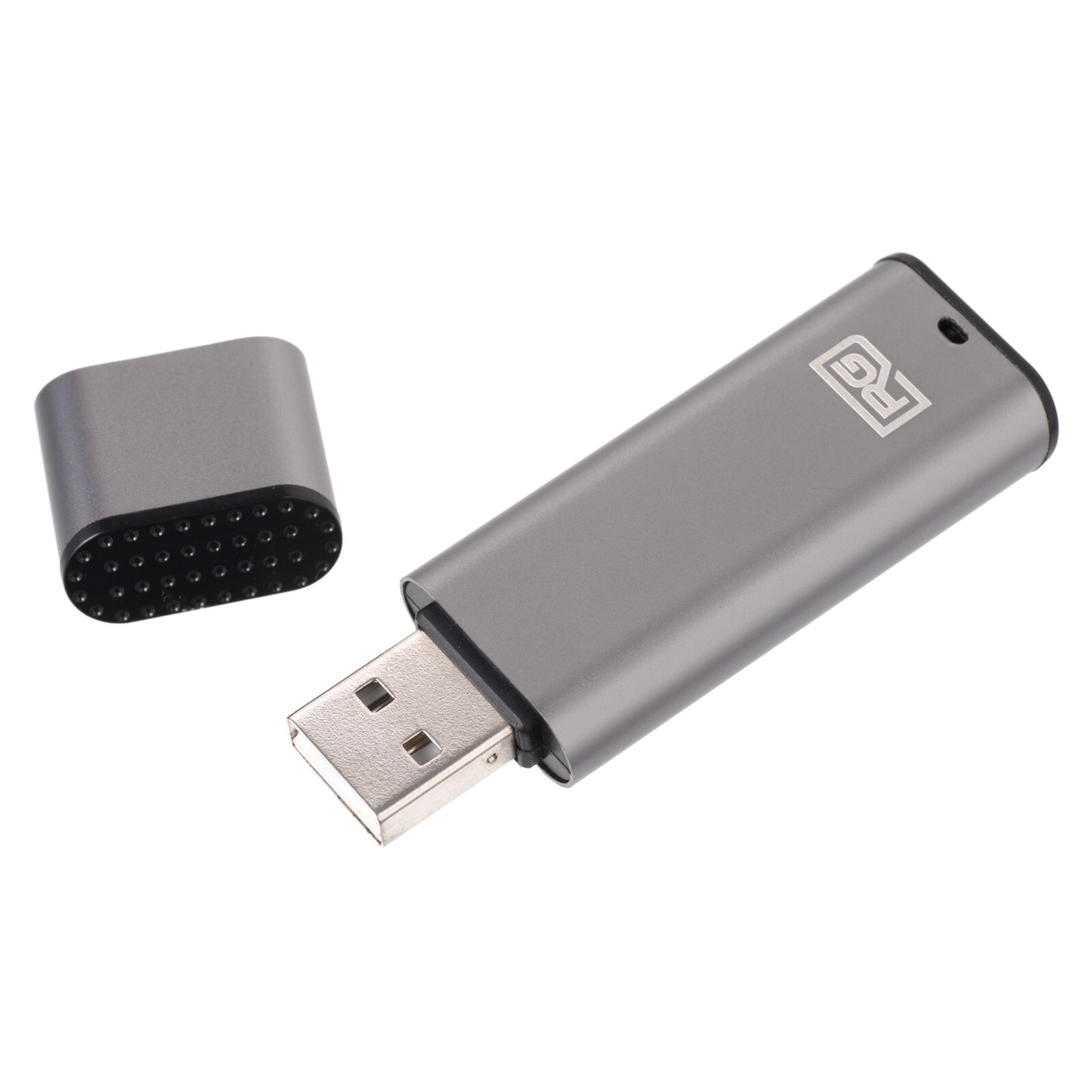 RecorderGear FD10 USB Drive Voice Recorder Small Spy Recording, Gray Option