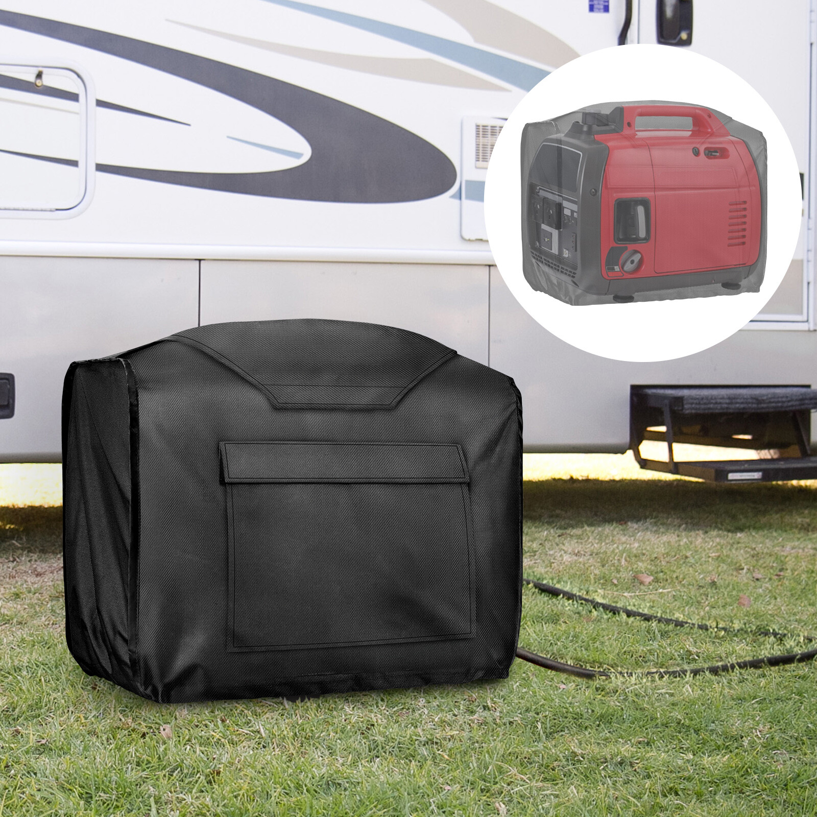 Waterproof Generator Cover Heavy Duty, Portable Outdoor Storage Cover 21x11x16″