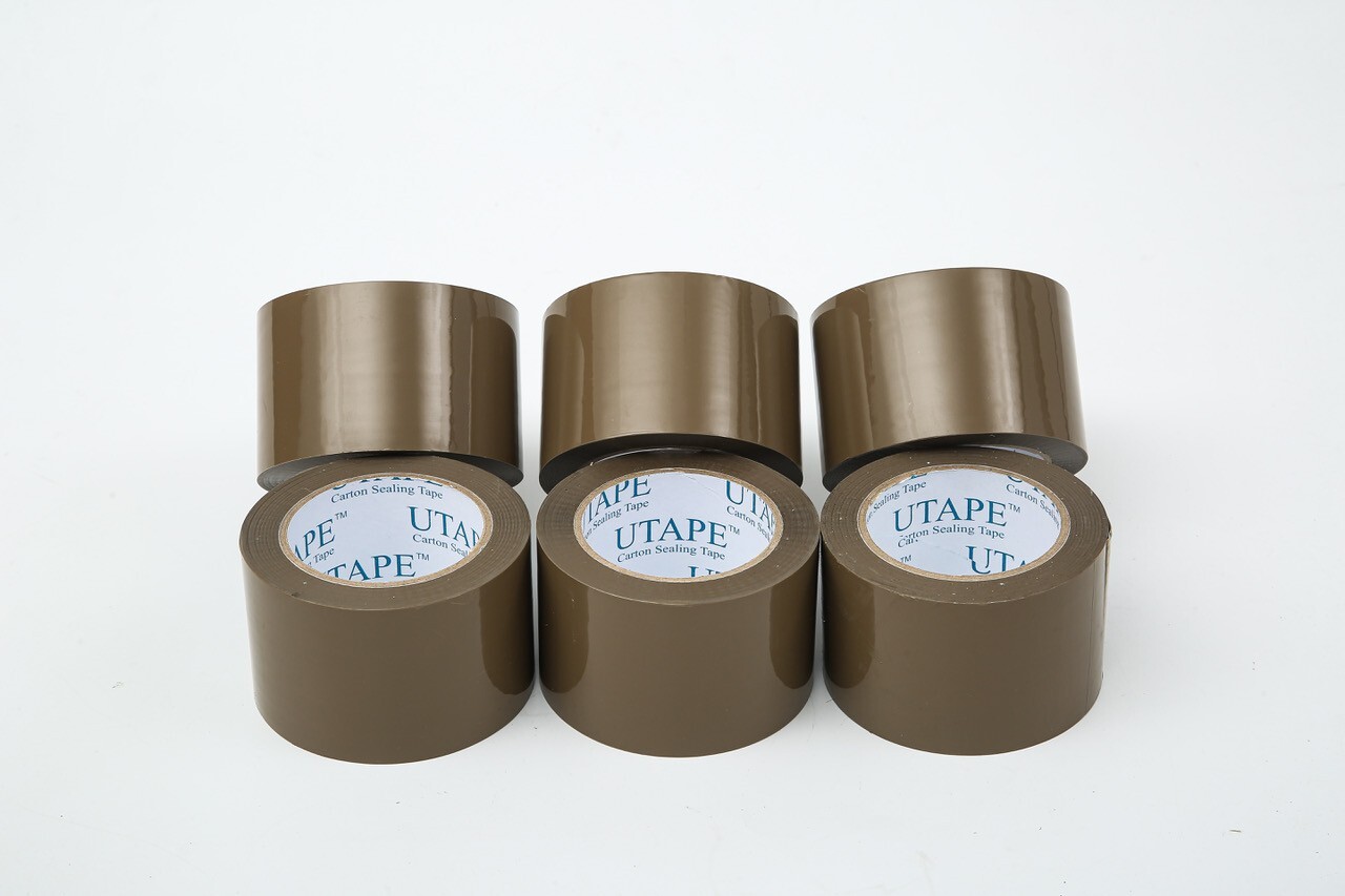 3″x 330’/110YDS PACKING TAPE SHIPPING ADHESIVE TAPE CARTON SEALING TAPE TAN 6 Pk