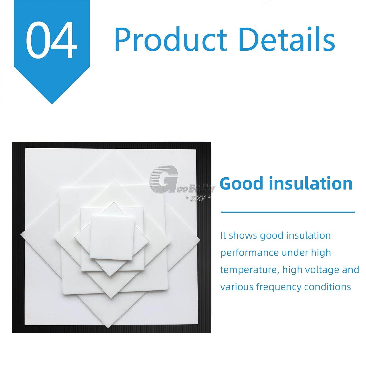 Alumina Ceramic Insulator Sheet High Temperature Resistance Thermal Conduct