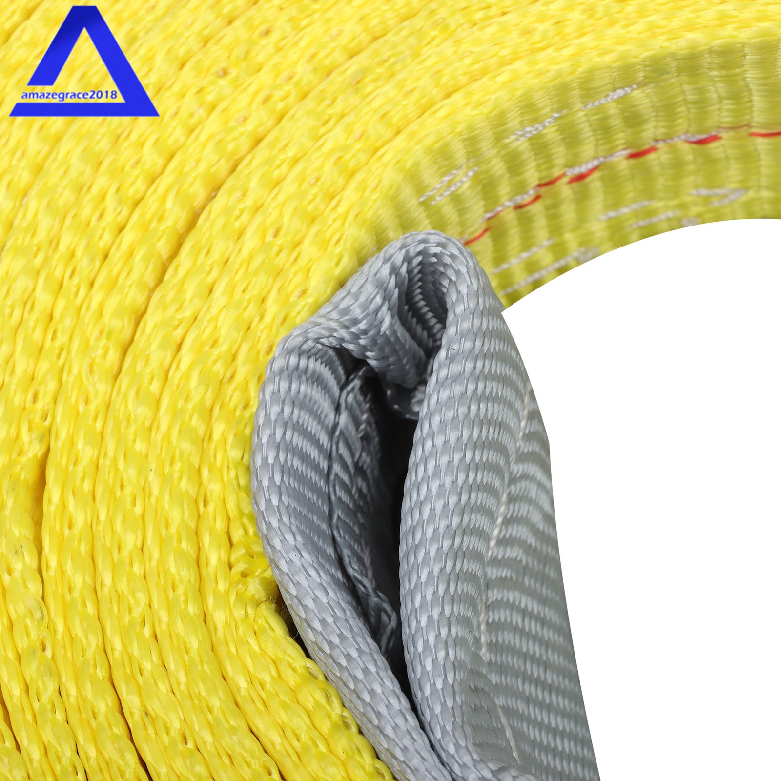 2 Pack 20′ × 2″ Lifting Sling Straps, 20ft Lifting Straps Heavy Duty 9400 lbs