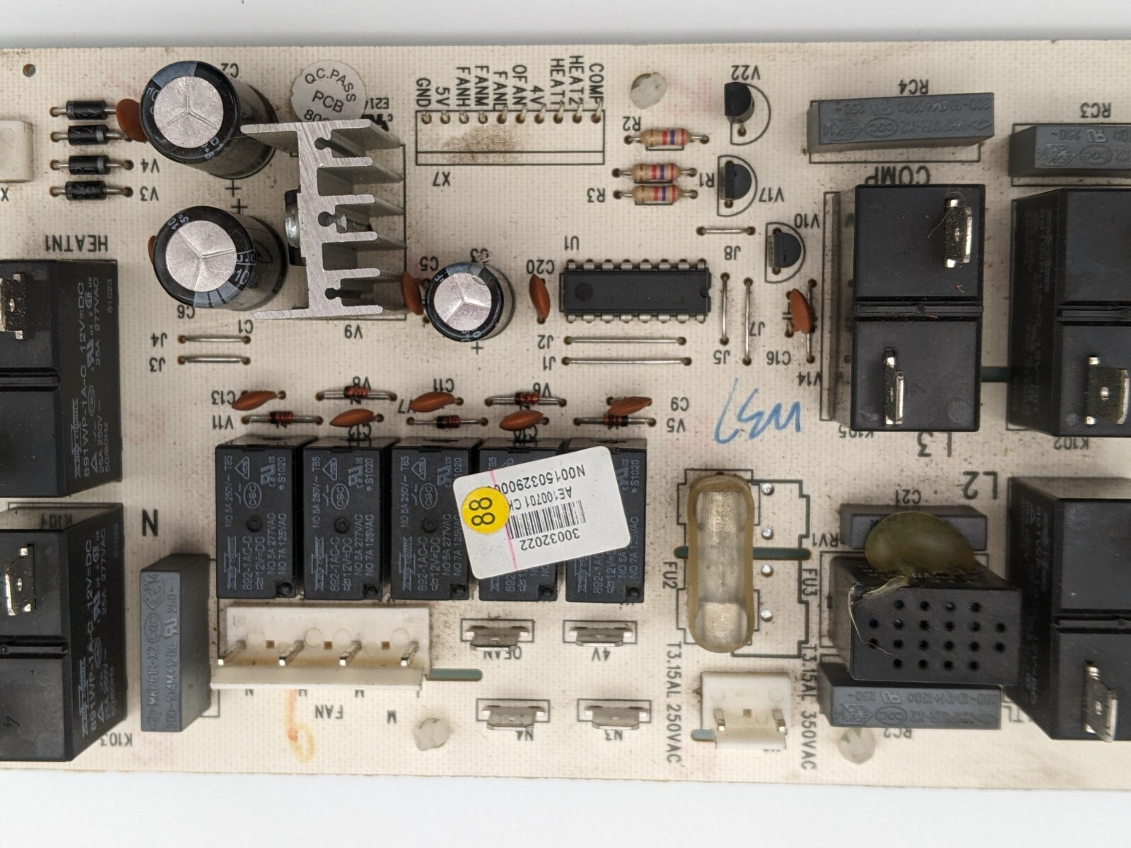 Friedrich Ptac GRJ2E-2A 20061108 30032022 Control Circuit Board