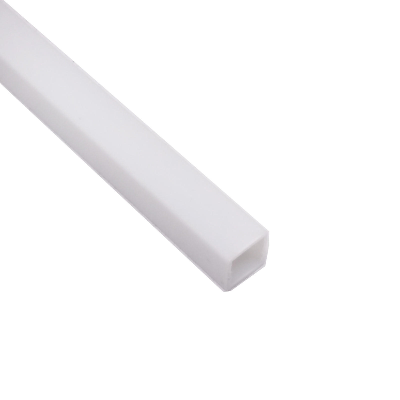 US Stock 10x ABS Styrene Plastic Rectangular Square Tube Model Layout 6mmx9.84″