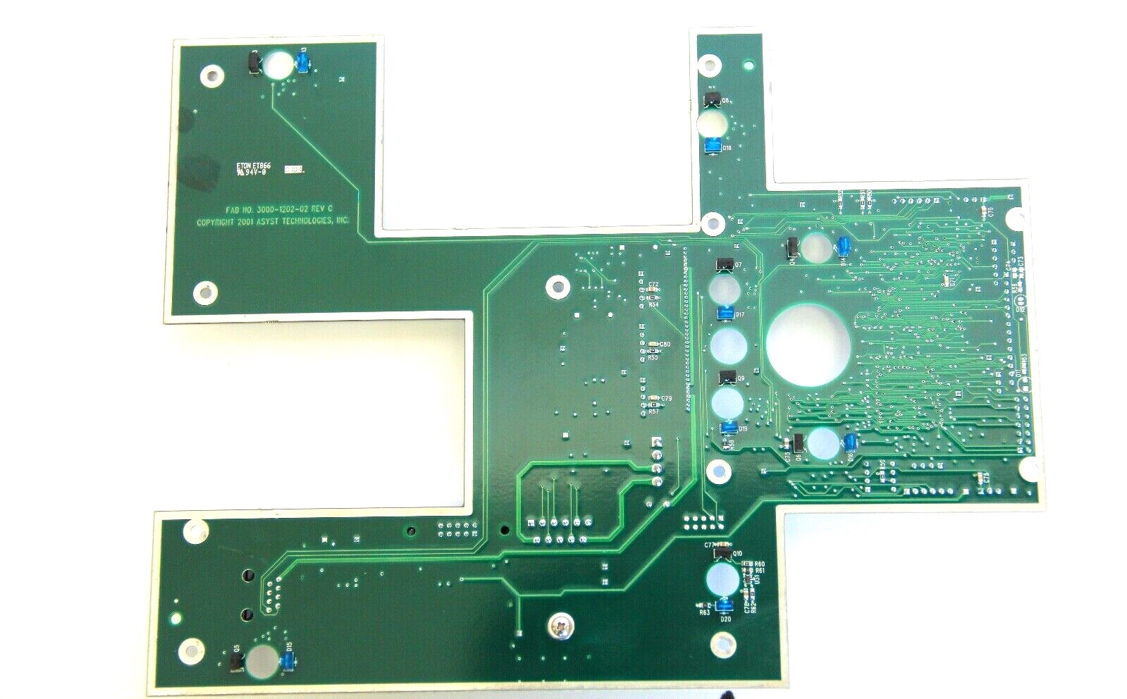 ASYST Technologies 9701-1058-01 Rev.C Board for ISO Port 9700-9129-01 (4251)