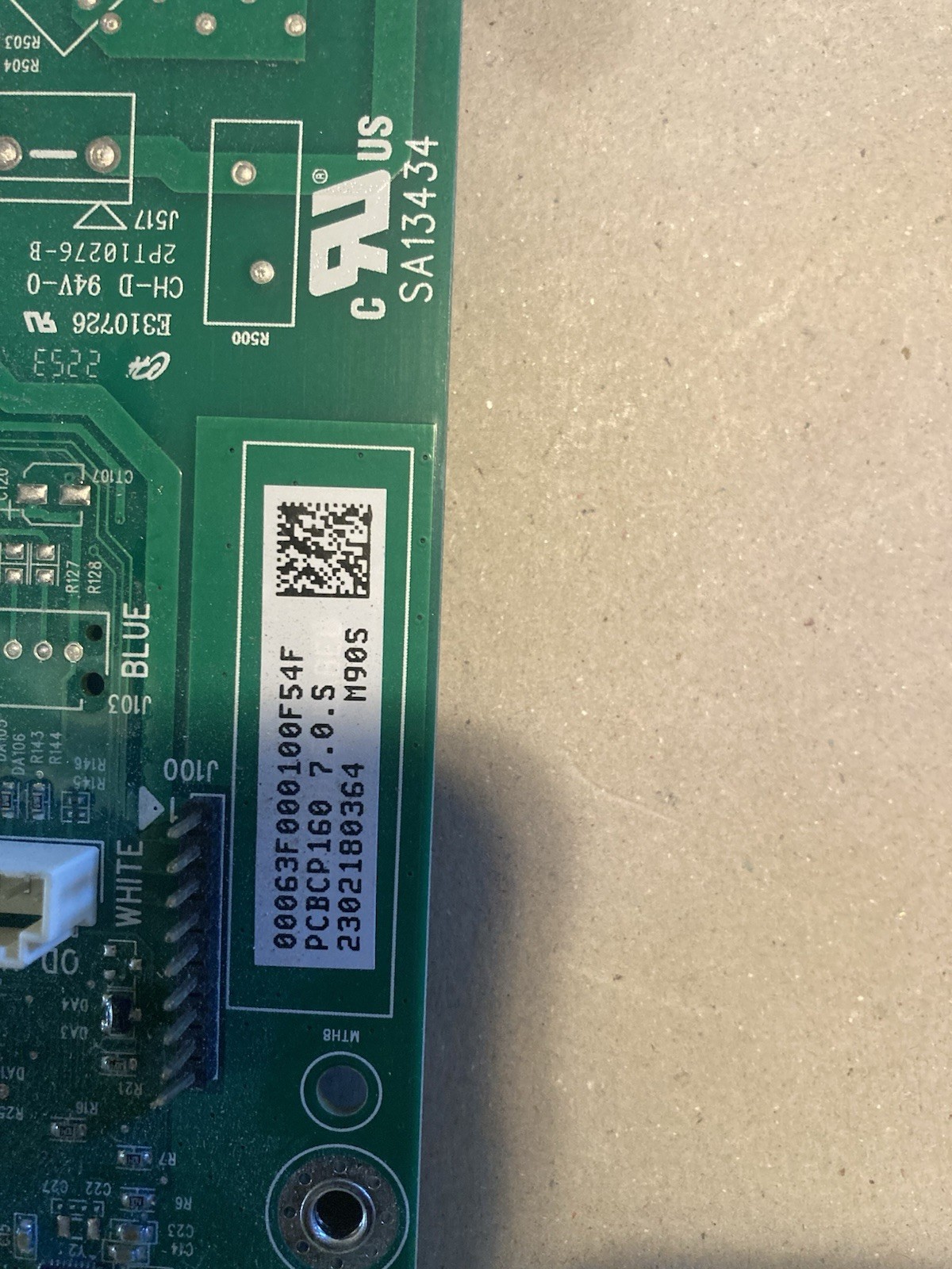 Amana PTAC Control Circuit Board. PCBCP160 Tested. 1 used board