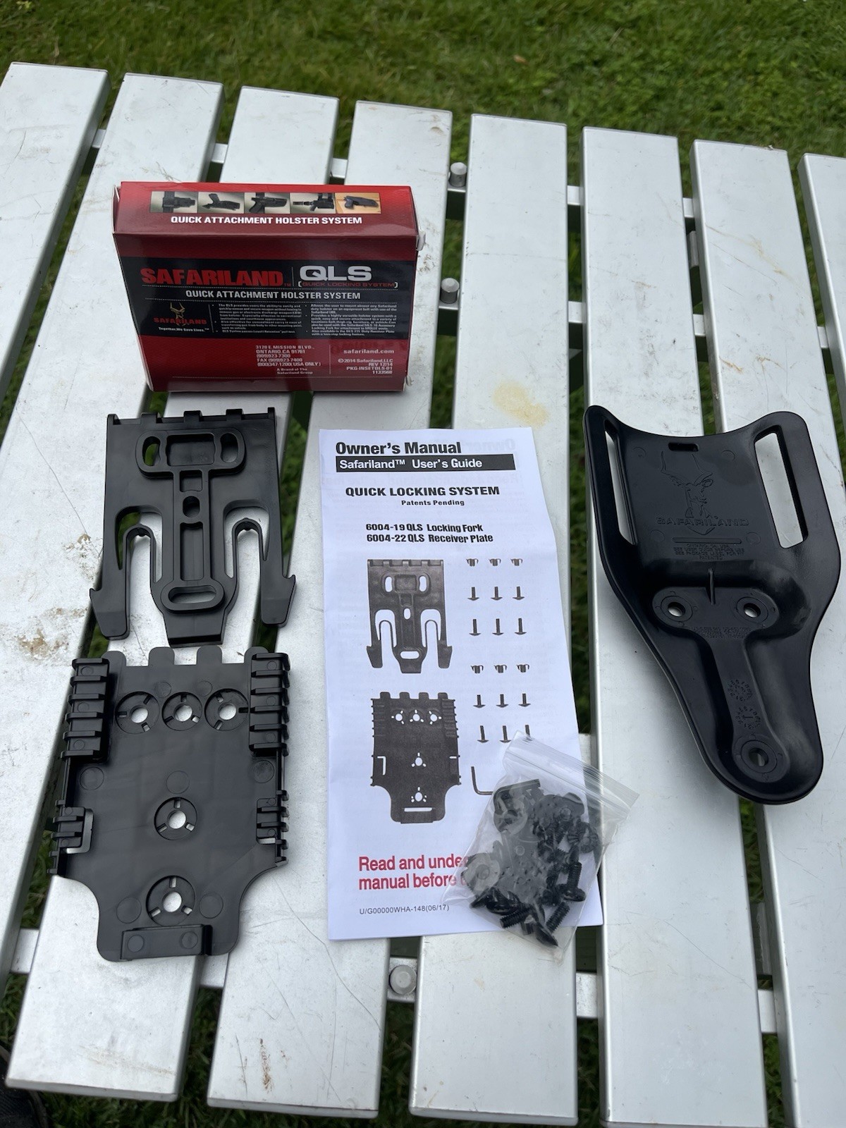Safariland QLS Quick Locking System Kit Quick Kit1-2 w/ 2.25” Mid Ride Belt Loop