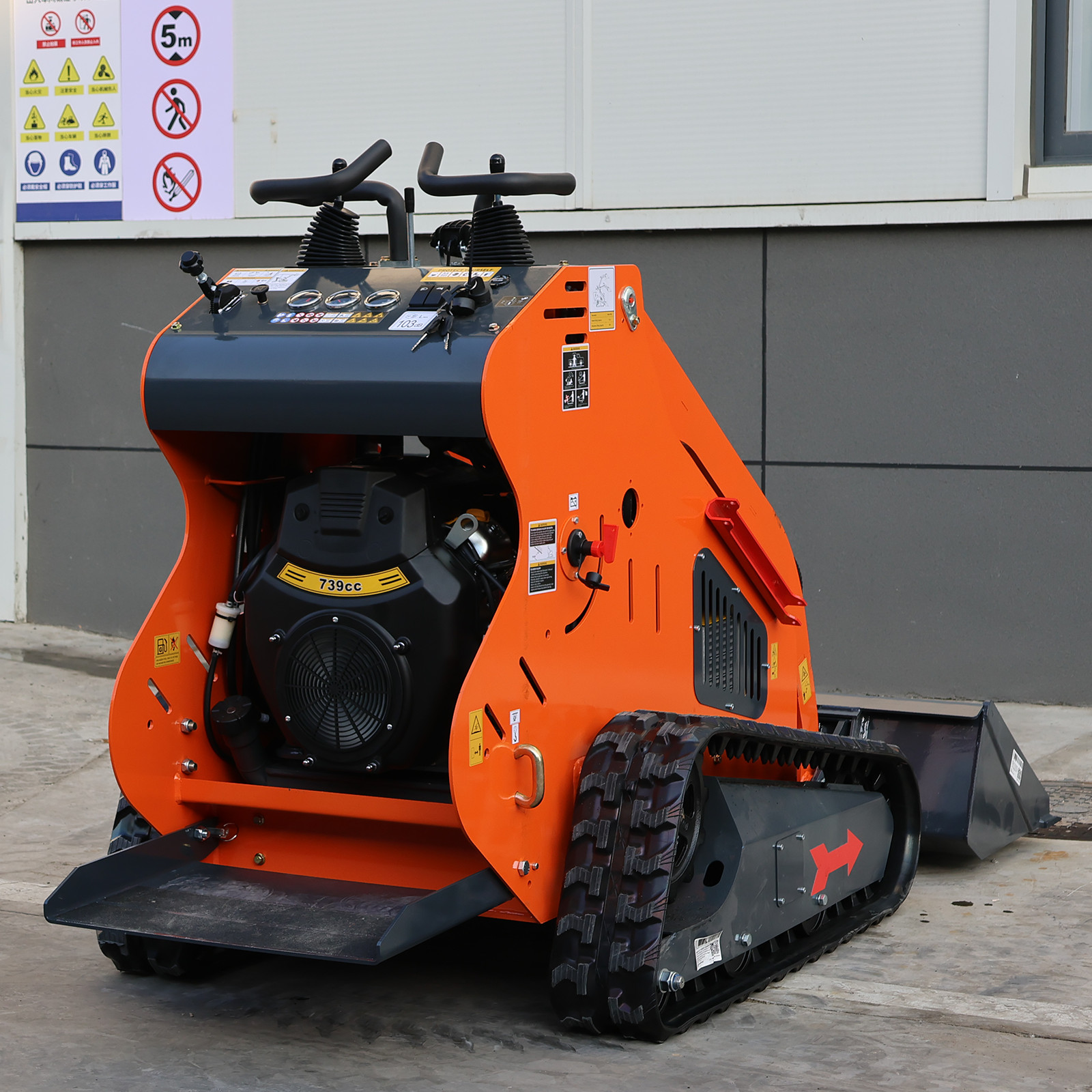 Free Shipping New MachPro MP-S330 Mini Skid Steer Track Loader 15HP Gasoline EPA