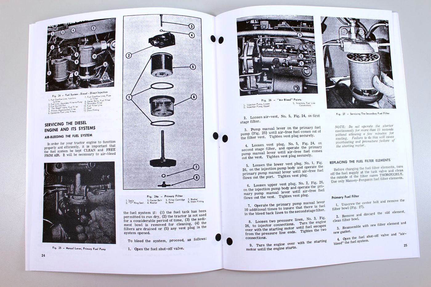 Massey Ferguson Mf-65 Tractor Owners Operators Manual Gas Diesel Printed Book