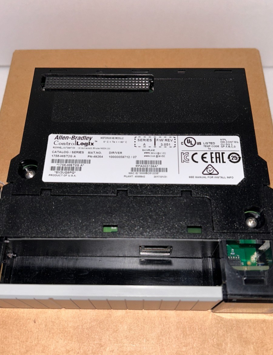 Allen Bradley 1756-HIST2G A Factory Talk Historian ME Module Ser A ControlLogix