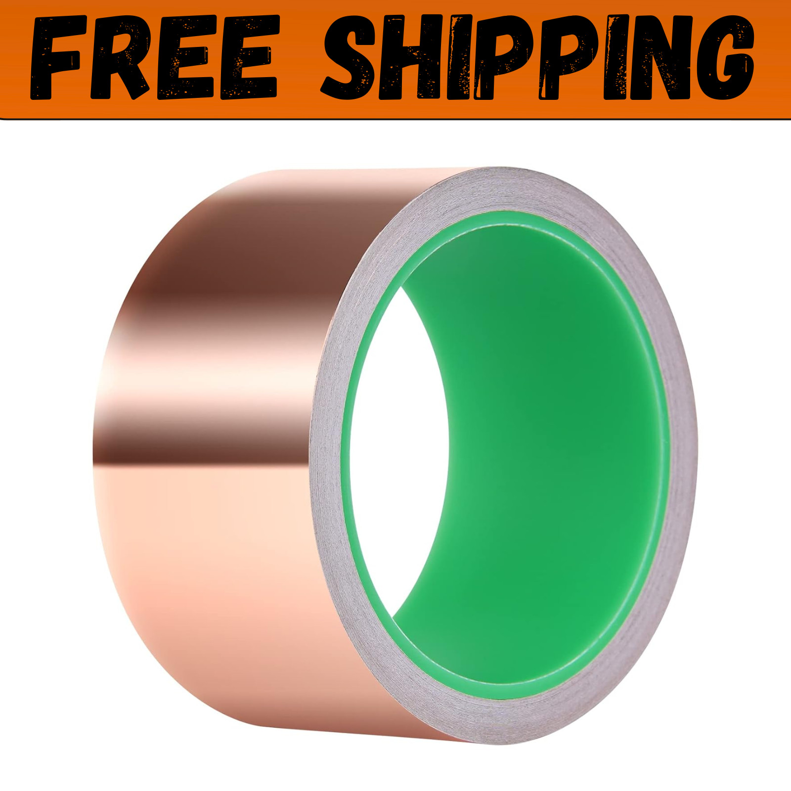 Copper Foil Tape with Conductive Adhesive for Guitar & EMI Shielding (2 x 33)
