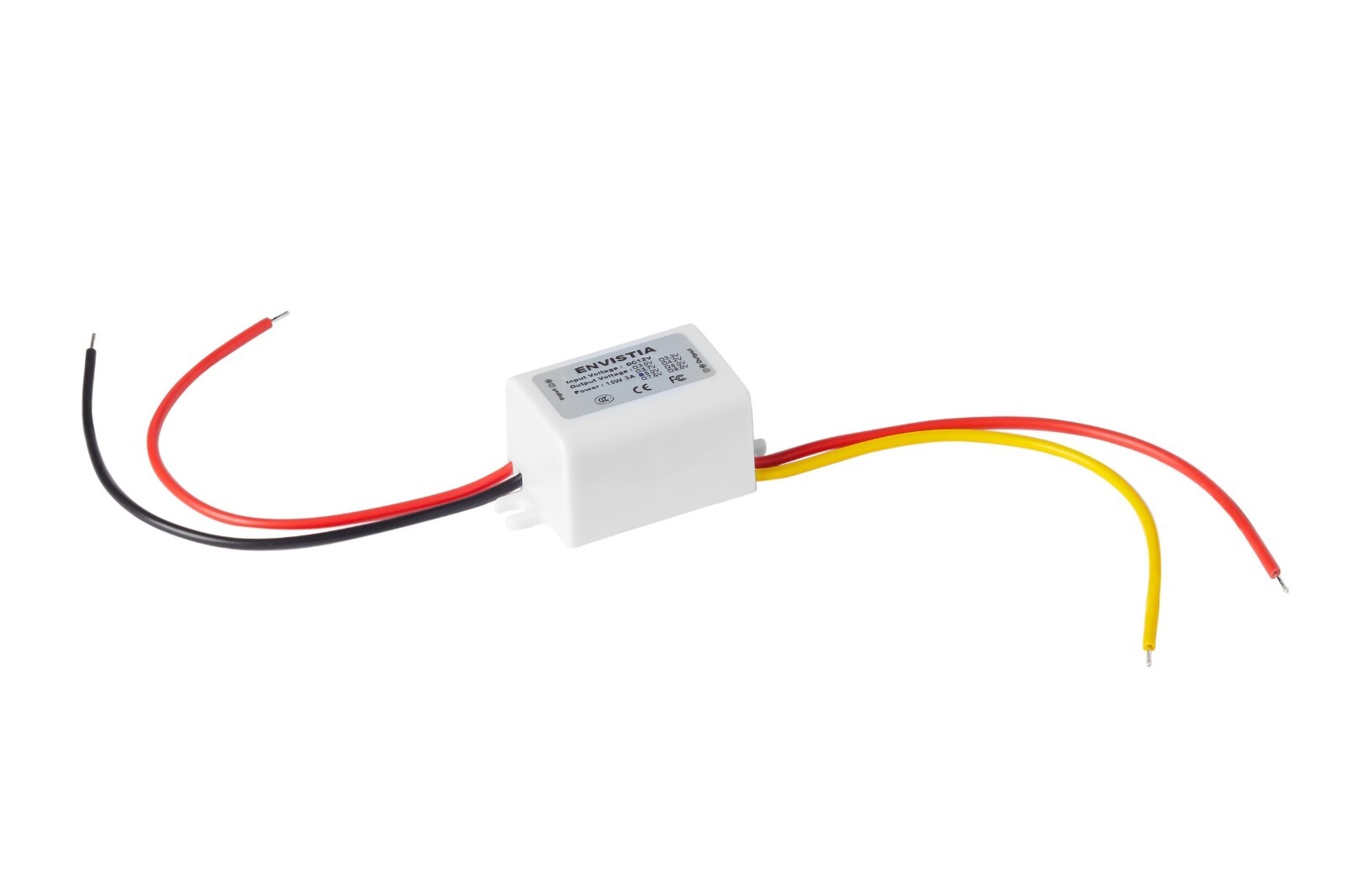 12V To 5V 3A 15W DC-DC Step Down Converter DC Power Supply Module Waterproof US