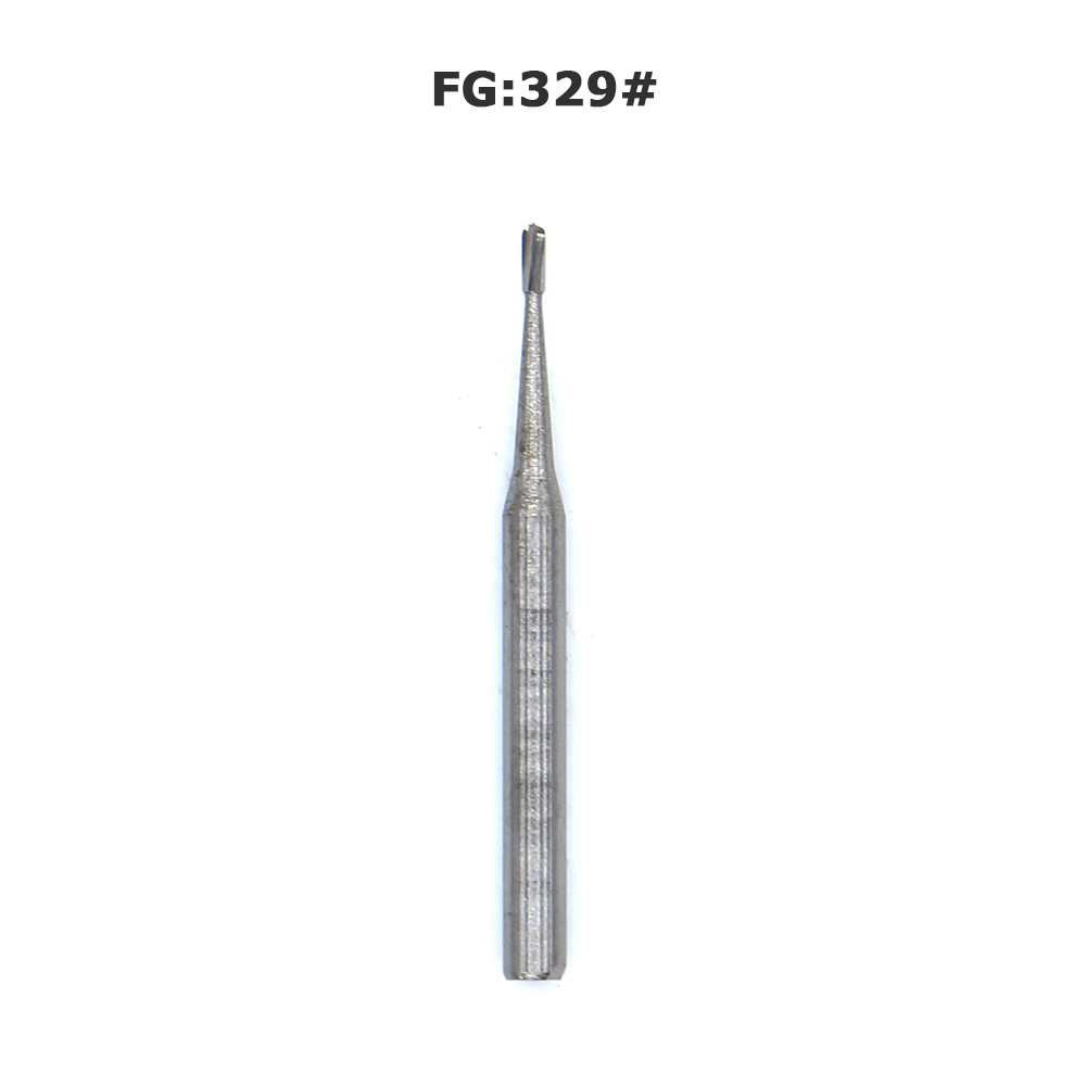 Dental Carbide Burs FG 329 Pear for High Speed Handpiece Friction Grip