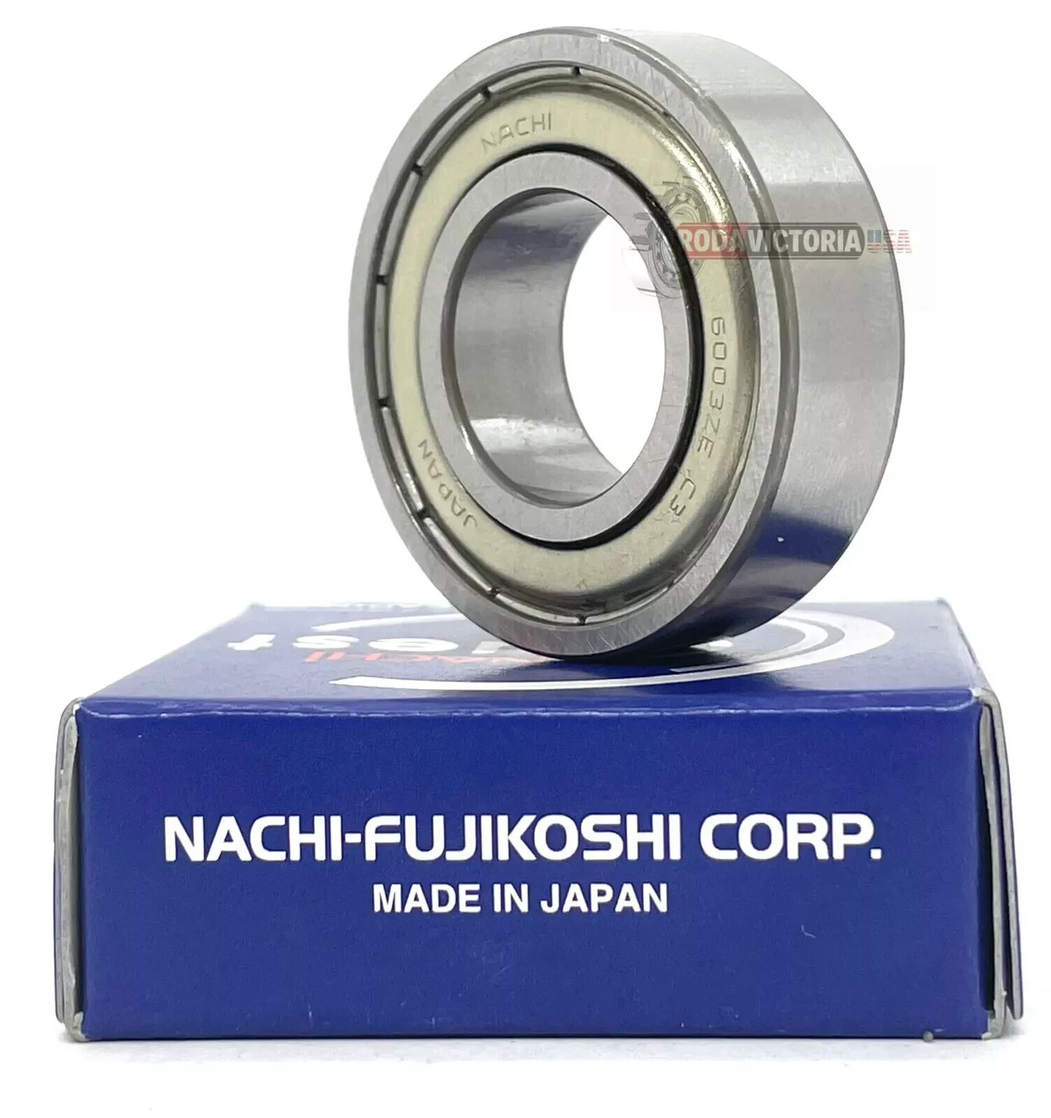 NACHI 6003 Z Ball Bearing, Metal Shielded One Side, Open One Side 17x35x10 mm