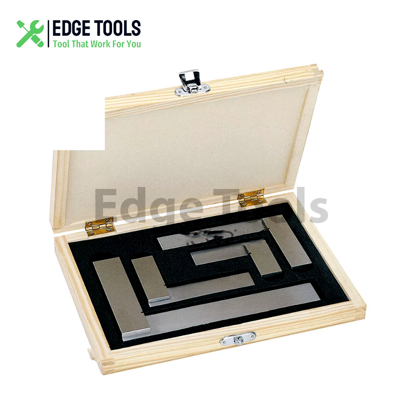 Precision Steel Hardened Square 4 Pcs Set Ground Machinist Tool 2″ 3″ 4″ 6″ USA