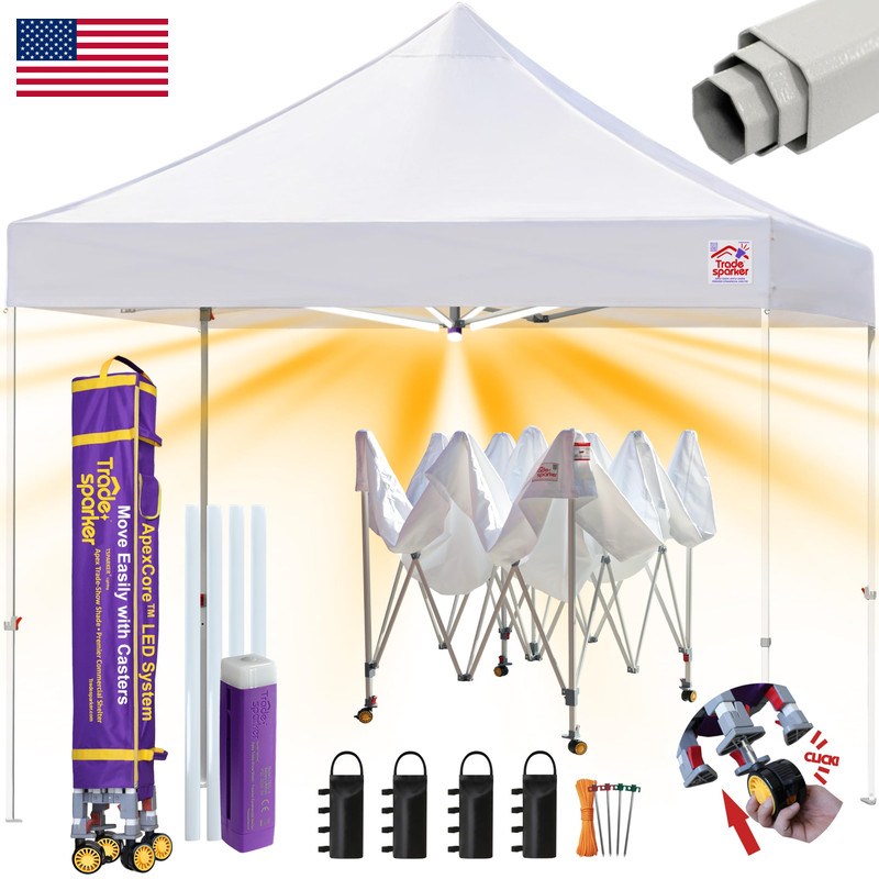 Tradesparker 10X10 Pop Up Canopy Tentcommercial Movable Canopy Apexcore
