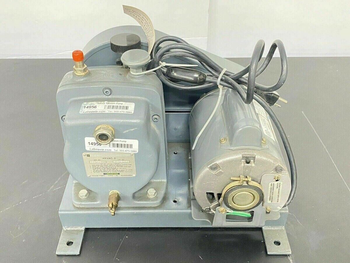 new CENCO HyVac 2 (93275-001) Rotary Vane Type Belt Driven Vacuum Pump
