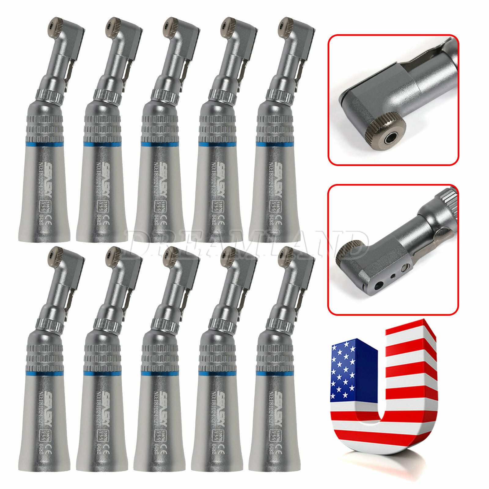 NSK Style E-type Dental Contra Angle Handpiece Slow Low Speed Contrangle Latch J