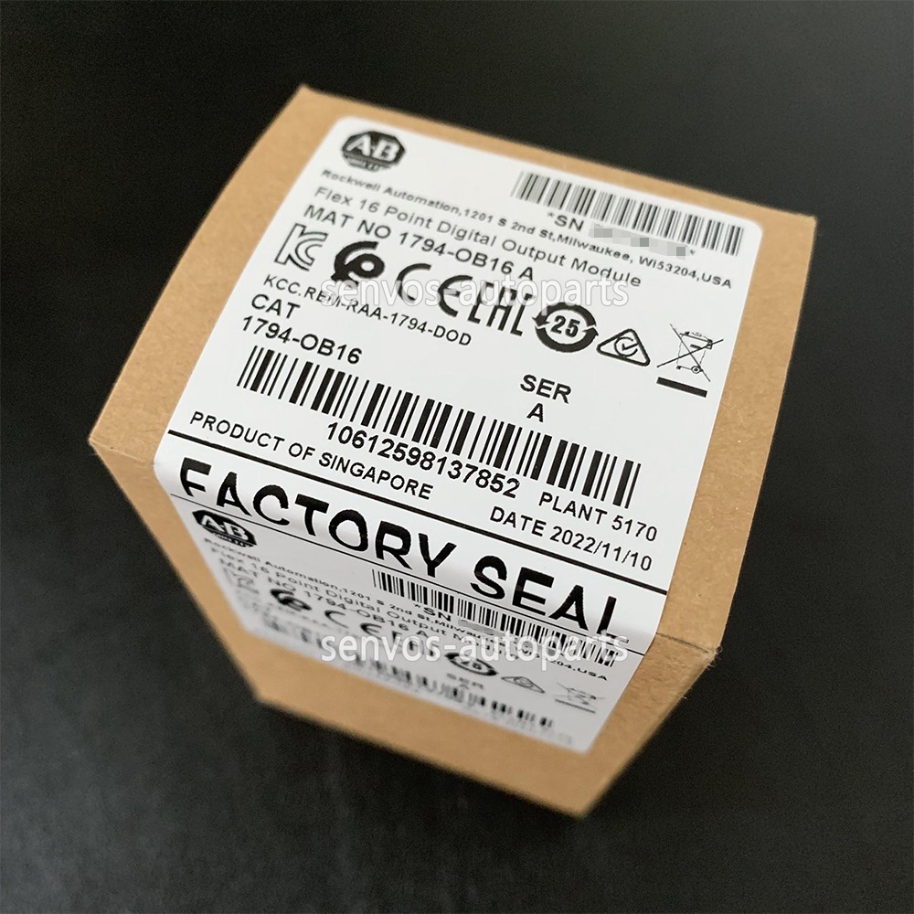 AB 1794-OB16 FLEX 16-Point Digital Output Module New Factory Sealed 1794OB16 US